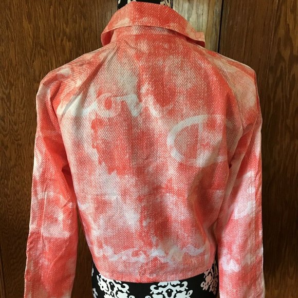 Champion Women's Zip Tape Coaches Jacket Orange - Picture 6 of 15